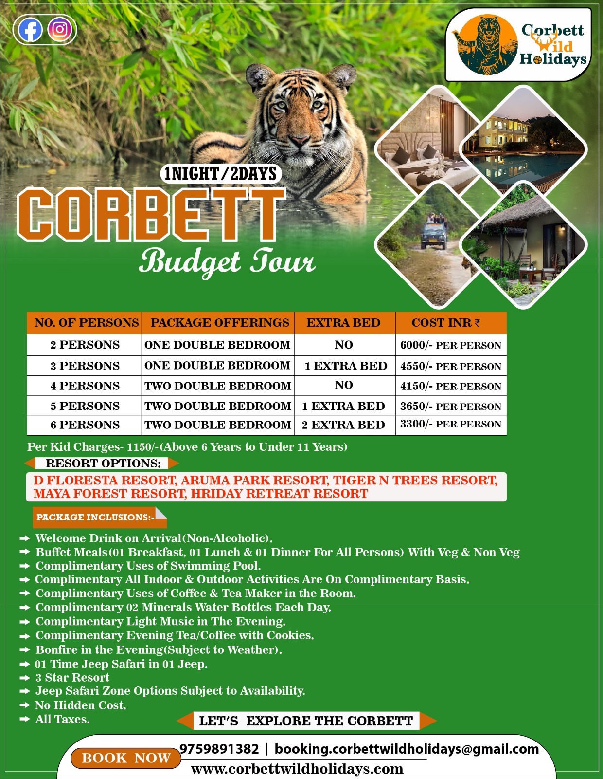 Corbett Wild Holidays